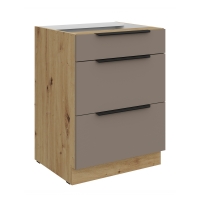 Szafka z szufladami 60 cm premium box AURO 60 D 3S BB TA/AR